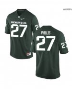 Women's Khari Willis Michigan State Spartans #27 Nike NCAA Green Authentic College Stitched Football Jersey DJ50H17GK